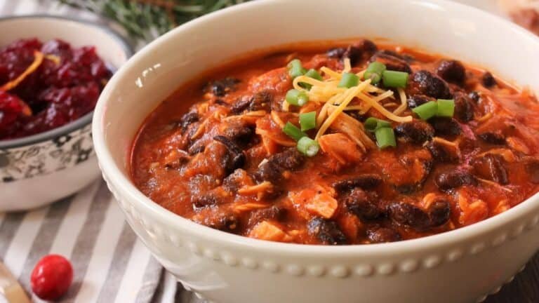 Slow-Cooker Pumpkin Turkey Chili